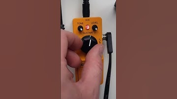 IBANEZ Mini 850 Fuzz - test on clean and crunch amp - 70s #short #shorts #pedal