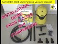 KARCHER WD3 Wet & Dry Vacuum Cleaner- Installation, Demo, Pros&Cons & Comparison with other Products