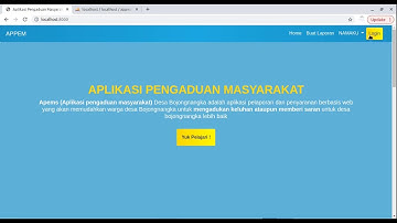 [PART 24] - Membuat Aplikasi Pengaduan Masyarakat dengan Laravel 5.8