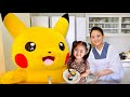 Pikachu came to kimono moms kitchen pokmon sushi roll  japanese home cooking