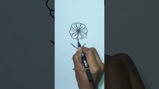 Flower drawing for kids #drawing #flowers #ytshorts #shorts #viralshorts #art