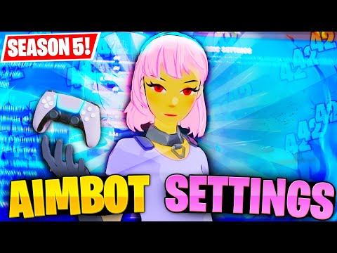 New *BEST* Controller Fortnite Settings/Sensitivity LINEAR *AIMBOT* - Season 5 Settings - PS5/XBOX??