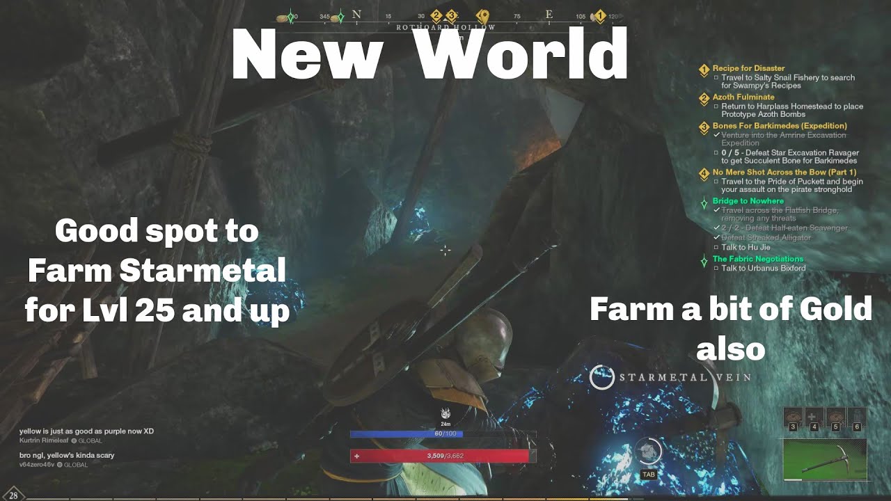 New World Farming Starmetal in Cutlass Keys YouTube