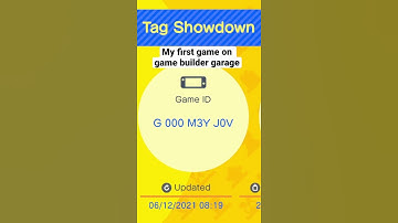 My first game on game builder garage