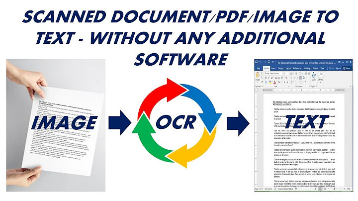 How to Convert Scanned Image to Editable Text without using any software