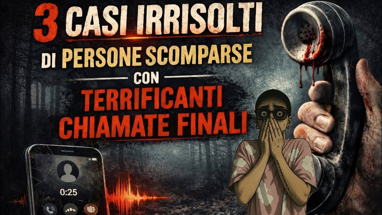 3 CASI DI PERSONE SCOMPARSE DOOPO UNA TELEFONATA... @thepossessivemaskextra @realhorrorofficial