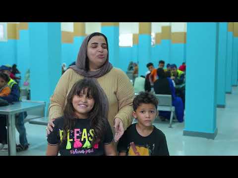 Ministry of Interior organizes a celebration to distribute school supplies to the children of inm...