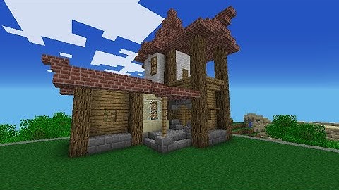 Making a simple house in Minecraft PI Edition
