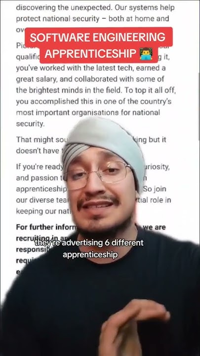 2024 Software Engineering Apprenticeship!! Deadline 16th October - YouTube
