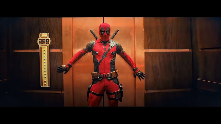 Deadpool Suit Up Scene- Deadpool And Wolverine
