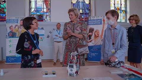 Prinses Laurentien opent Europese school in Den Haag