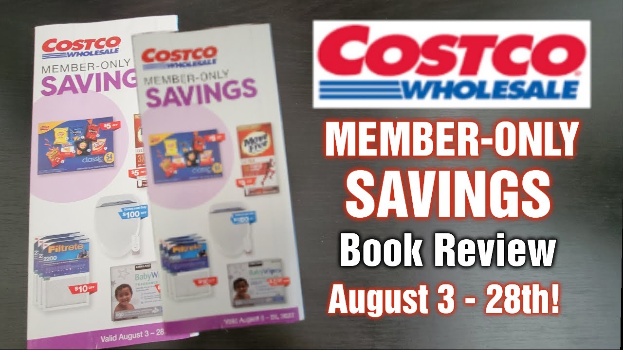 COSTCO MemberOnly Savings Coupon Book Review for AUGUST SALE!🔥 YouTube