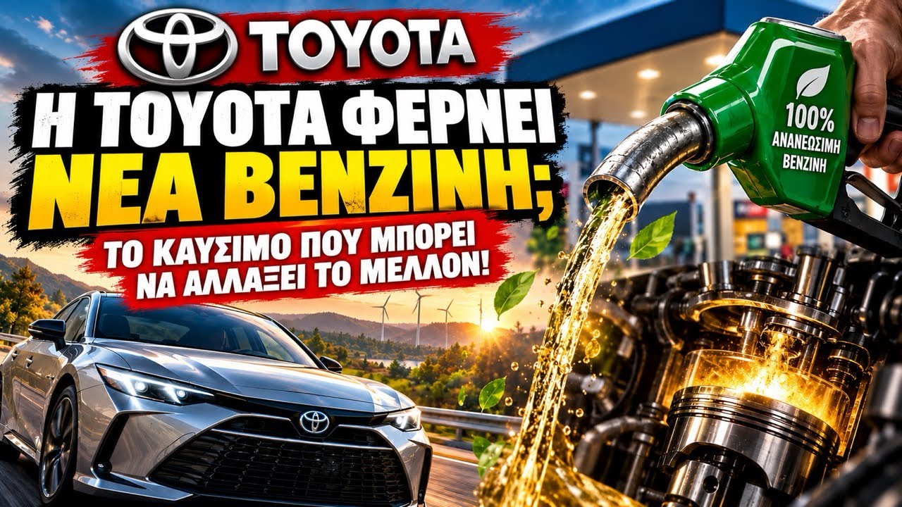 Η ΒΕΝΖΙΝΗ ΔΕΝ ΠΕΘΑΙΝΕΙ; ΤΟ ΣΧΕΔΙΟ ΤΗΣ TOYOTA ΠΟΥ ΜΠΟΡΕΙ ΝΑ ΑΛΛΑΞΕΙ ΤΑ ΠΑΝΤΑ – Video