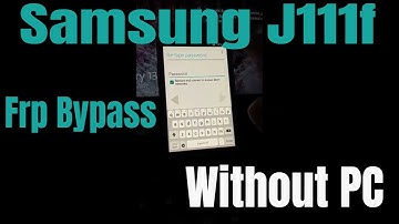 Samsung J1 ACE (J111f) Frp bypass without PC 2020 new method