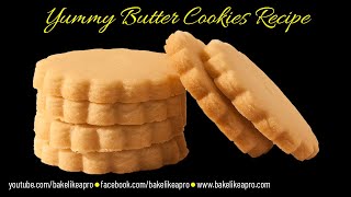 Easy Flaky Butter Cookies Recipe