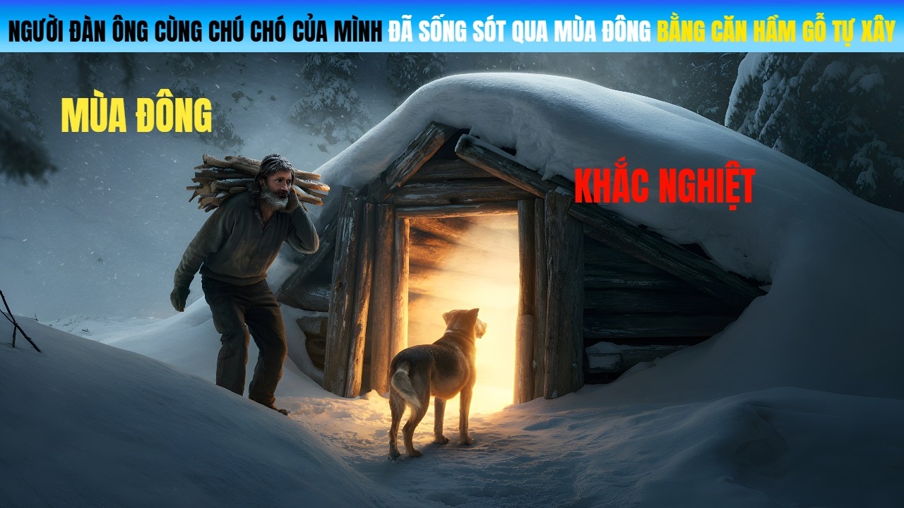 Sinh Tồn Nơi Hoang Dã: Xây Nhà Gỗ Giữa Tuyết Trắng Và Gió Lạnh | Review Sinh Tồn