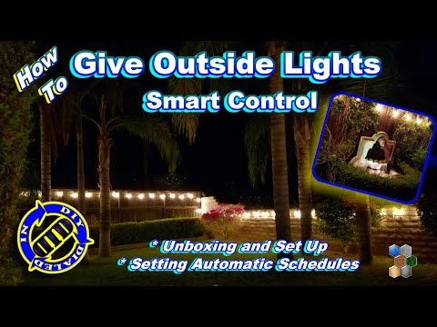 Control Outside Lights From Anywhere - Outdoor Smart Plugs