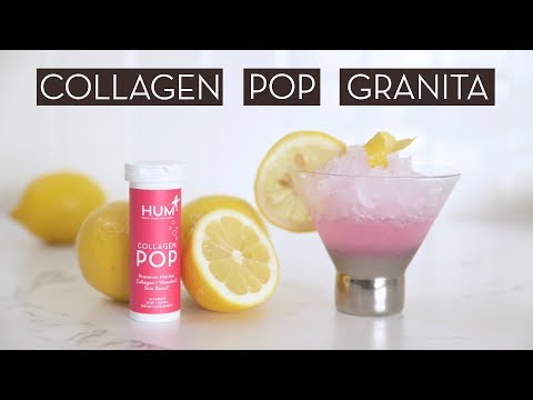Rose + Lemon Collagen Pop Granita Recipe