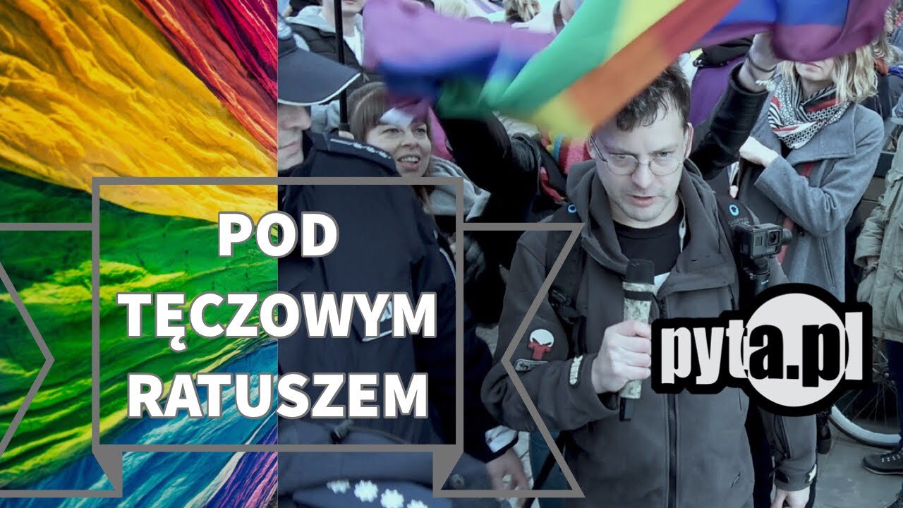 pod tęczowym ratuszem / pyta.pl - YouTube