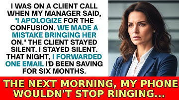 My Manager Apologized To The Client - For Hiring Me. So I Forwarded One Email.