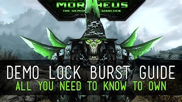 Demo Lock Burst and Rotation Guide - 5.4.8 - WoW PvP MoP