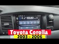 Магнитола 2 Din для Toyota Corolla 2003 - 2006