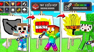 KHANGG BEDWARS THỬ THÁCH 24H VẼ HIỆU ỨNG HACKER ĐƯỢC ĐỒ VIP MINECRAFT TROLL NOOB TEAM