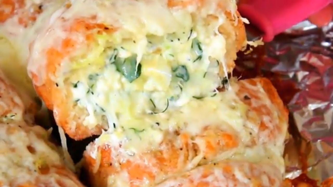 How to make Spinach Artichoke Cheese Stuffed French Bread Easy