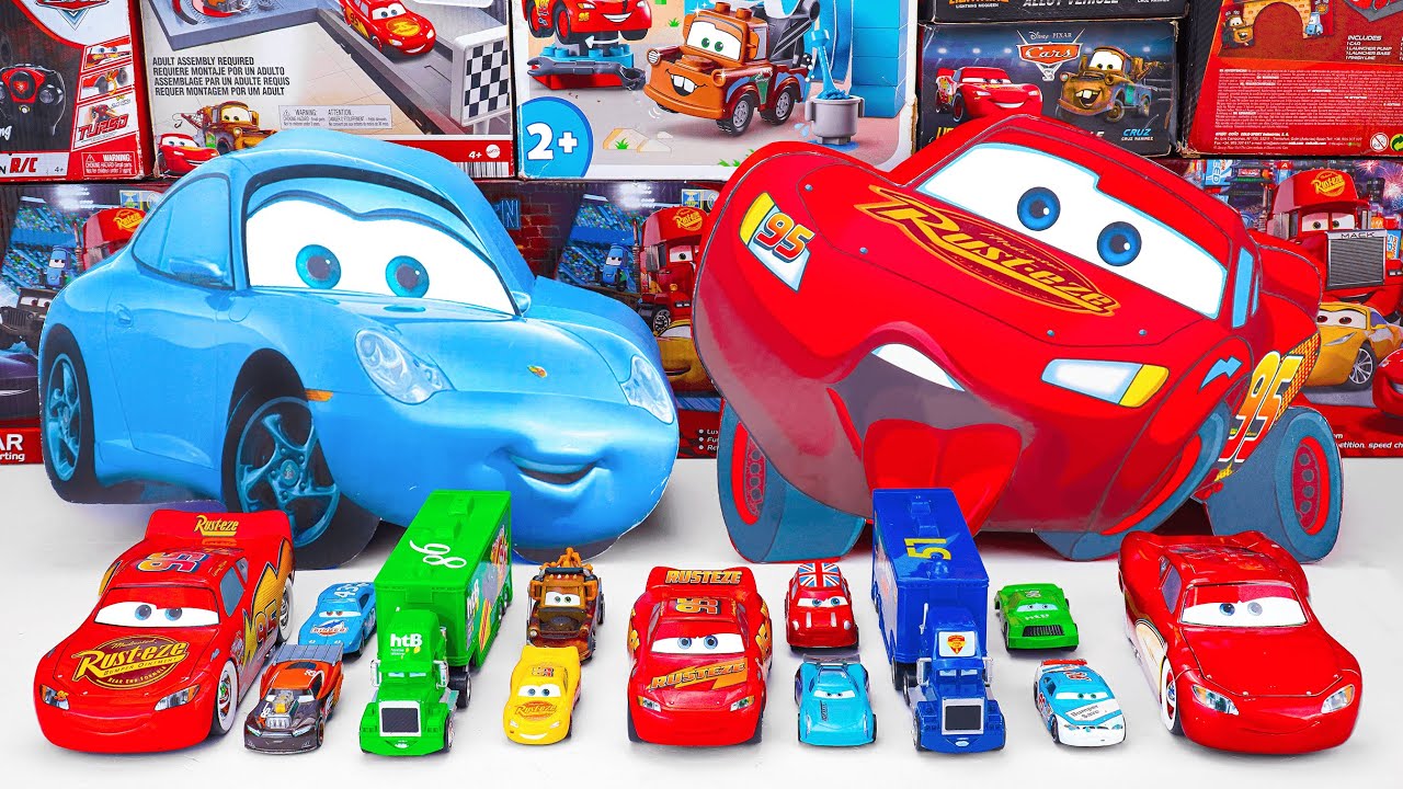 Disney Pixar Cars Unboxing Review | Lightning McQueen, Chick Hicks