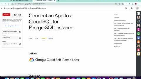 [TASK 2] Connect an App to a Cloud SQL for PostgreSQL Instance || #GSP919  [With Explanation🗣️]