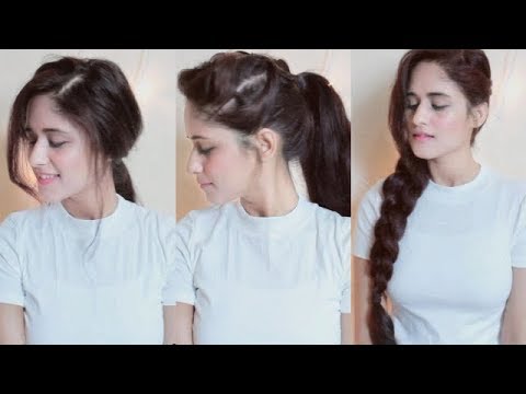 Simple and Easy Hairstyles On Jeans and Top | POPxo