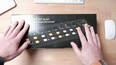 BEHRINGER X-TOUCH MINI midi paneel als DIY alternatief voor dure LIGHTROOM CONTROLLERS