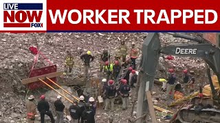 Worker trapped under rubble at Louisville construction site | LiveNOW from FOX