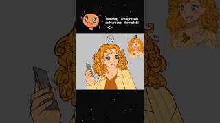 Drawing Memetchi as a human speedpaint! #art #artist #drawing