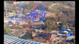 Kings Island 2014: Banshee Construction Time Lapse Final