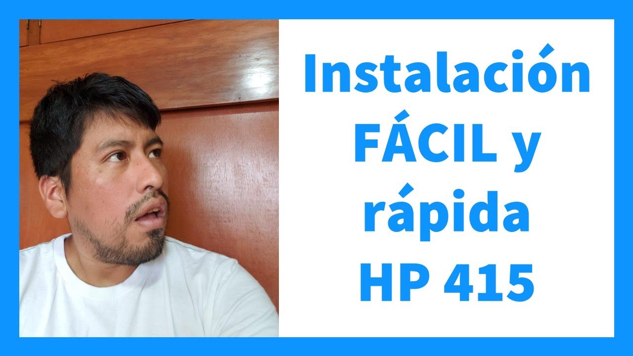 🖨Cómo Instalar Impresora 💻HP Ink Tank Wireless 415 📝(Sin Disco de  Instalación) 📑WIFI - YouTube