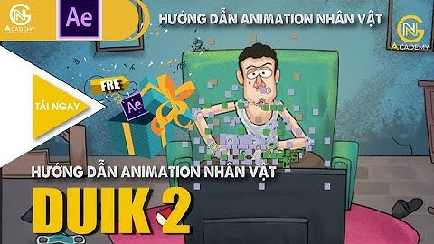 Bài 10.2 Character Animation II  nhân vật ngồi chơi game After Effects Duik 2 Tutorial