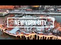 New York City Manhattan Skyline | 4K Drone Footage