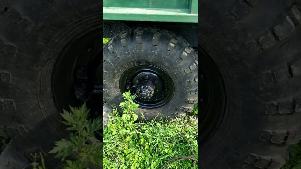 Резина БТР на Газ 66 - YouTube