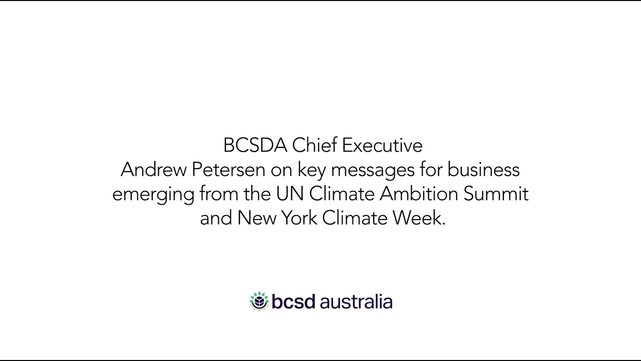 Key messages for business emerging from the UN Climate Ambition Summit and New York Climate Week.