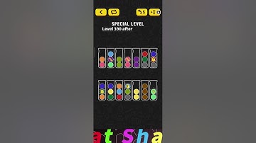 Ball Sort Puzzle Special Level after Level 390 / Lock Ball and Key Ball and Question Mark Ball