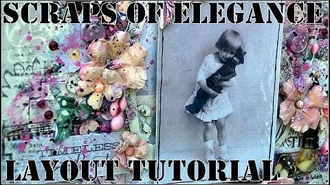 Layout tutorial - Scraps Of Elegance - Stéphanie