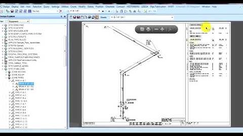 Preview isometric in pdf format using UserControl in Aveva Pdms.