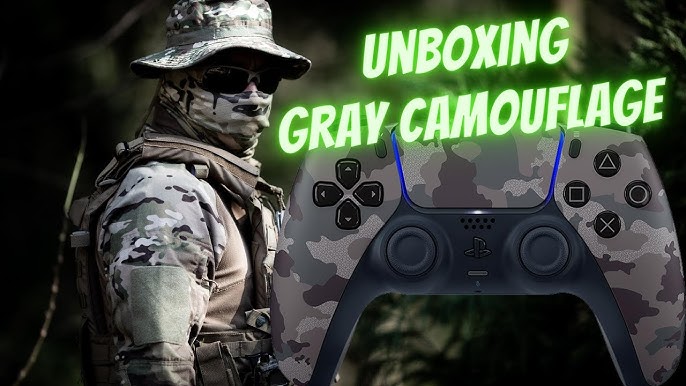 Controle PS5 sem fio DualSense™ Camouflage Gray