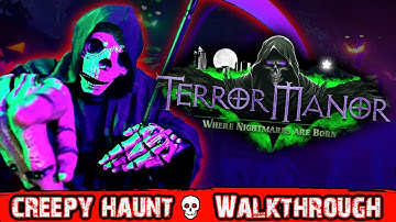 Kun jij het TERROR MANOR Haunted House overleven?