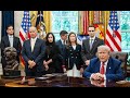 President Trump Signs Executive Orders in the Oval Office,  May 23, 2025
