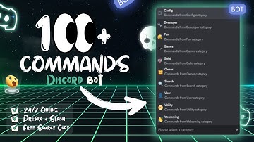 🔥 How To Make Discord Bot  + 100+ Commands + No Coding Required 🥵