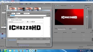 how to make a simple intro with sony vegas movie studio