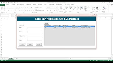 Excel VBA Data Entry Application with SQL database (Part-3)