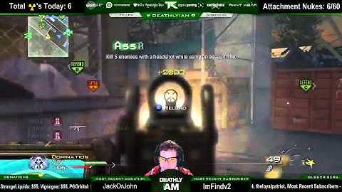 MW2: Heartbeat Sensor Assault Rifle || Nuke w/ Every Attachment - Episode #7 *LIVE*